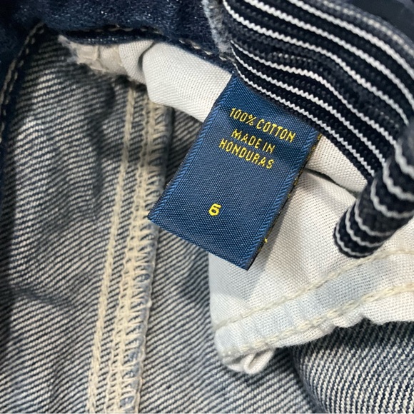 Levi's & OshKosh Boot Cut Kids Denim Jeans Dark Blue & Light Blue Size 6 Classic - Picture 9 of 10